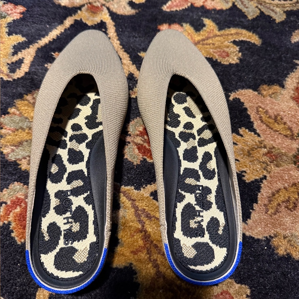 Rothy's Portobello Almond Demi Mules Women's Shoes